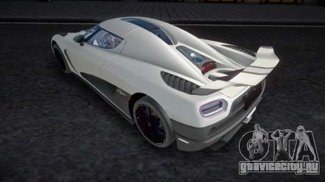 Koenigsegg Agera R (Rage) для GTA San Andreas