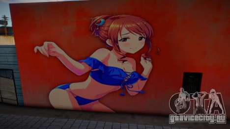 Miyu Mifune Cursed Mural для GTA San Andreas