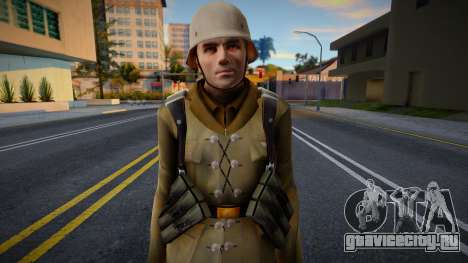 Немецкий солдат из Day of Defeat 1 (Африканский для GTA San Andreas