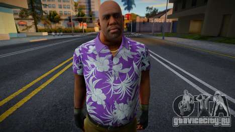 Тренер из Left 4 Dead в гавайской рубашке (Пурпу для GTA San Andreas