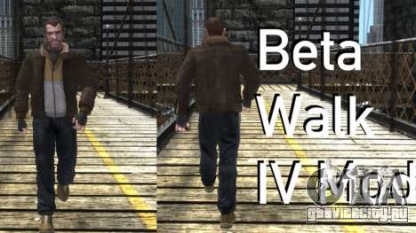 IV Beta Walkstyle для GTA 4