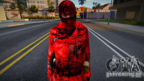 Arctic из Counter-Strike Source Red Black Dragon для GTA San Andreas