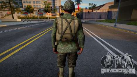 Американский солдат из CoD WaW v5 для GTA San Andreas