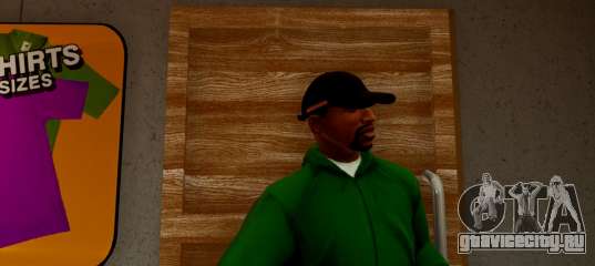 Realistic Gucci Cap Black для GTA San Andreas Definitive Edition
