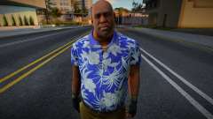 Тренер из Left 4 Dead в гавайской рубашке (Синяя для GTA San Andreas
