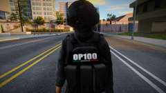 Мексиканский солдат из отряда OP100 для GTA San Andreas