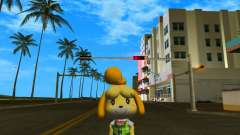 Isabelle from Animal Crossing для GTA Vice City