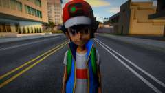 Ash Ketchum from Pokemon Journeys для GTA San Andreas