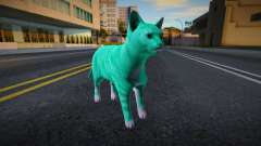 Бирюзовый кот для GTA San Andreas
