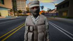 Мексиканский солдат (Пустынный камуфляж) v2 для GTA San Andreas