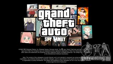 Spy X Family Loading Screens для GTA San Andreas