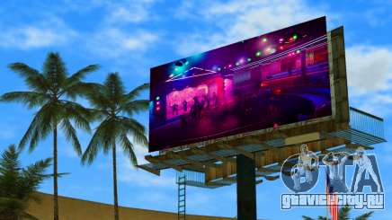 Реклама клуба Малибу (GTA Trilogy screen) для GTA Vice City