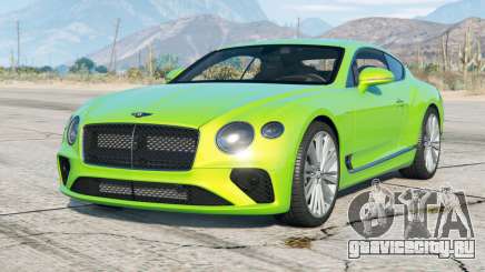 Bentley Continental GT Speed 2022〡add-on для GTA 5
