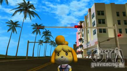 Isabelle from Animal Crossing (Grey) для GTA Vice City