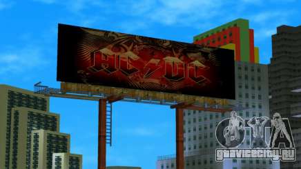 Плакат AC-DC для GTA Vice City