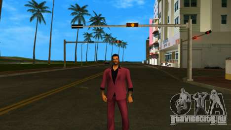 Томми в красном костюме HD для GTA Vice City