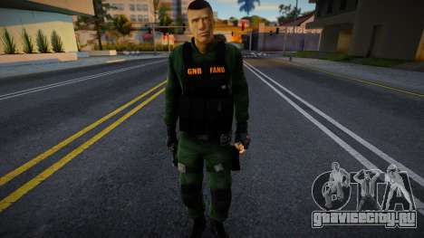 Боливийский солдат из DESUR v3 для GTA San Andreas
