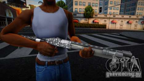 Pump Shotgun (Bones Finish) v5 для GTA San Andreas