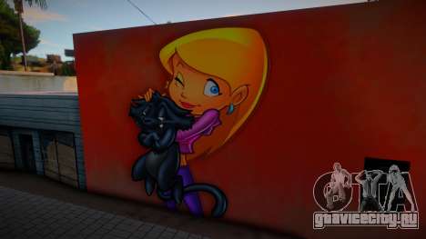 Sabrina and Salem Wall v2 для GTA San Andreas