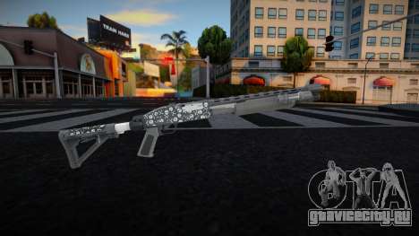 Pump Shotgun (Bones Finish) v5 для GTA San Andreas