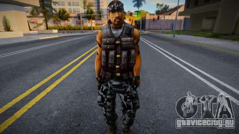 Guerilla (Camo) из Counter-Strike Source для GTA San Andreas