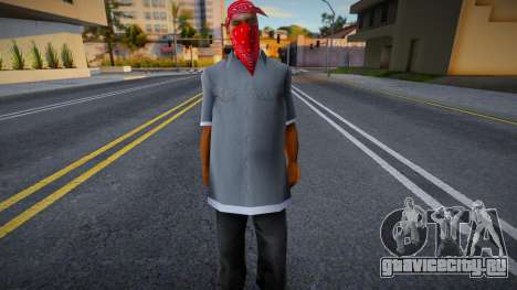 Гангстер с красной банданой для GTA San Andreas