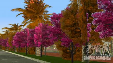 Осенние деревья для GTA Vice City