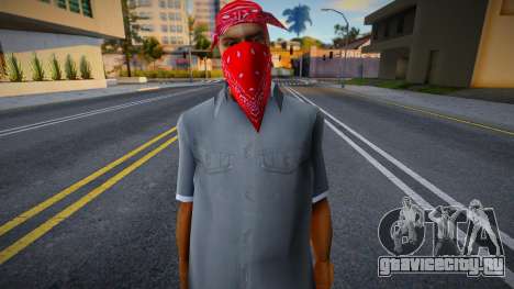Гангстер с красной банданой для GTA San Andreas