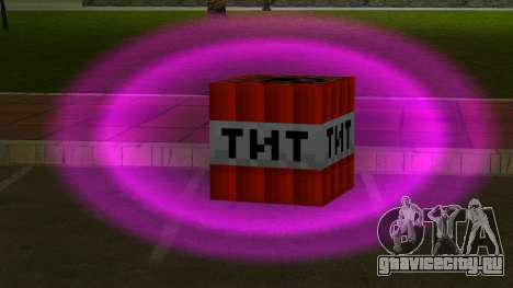 TNT Minecraft для GTA Vice City