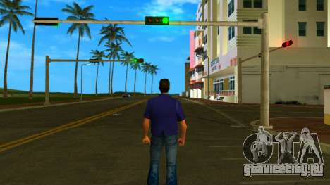 T-Shirt Ocean Blue для GTA Vice City