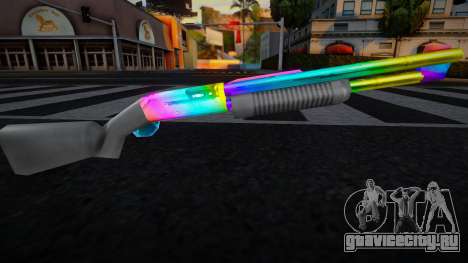 Chromegun Multicolor для GTA San Andreas