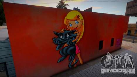 Sabrina and Salem Wall v3 для GTA San Andreas