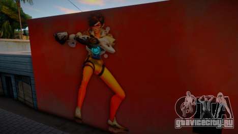 Paintwall Tracer Overwatch для GTA San Andreas