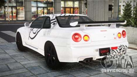 Nissan Skyline GT-R BNR34 S4 для GTA 4