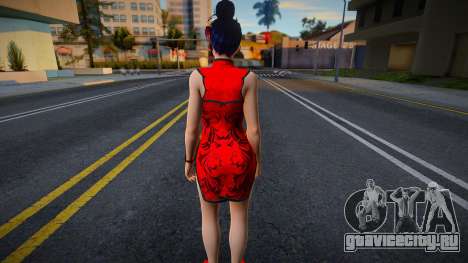 DOA Nyotengu - Mandarin Chinese Dress для GTA San Andreas