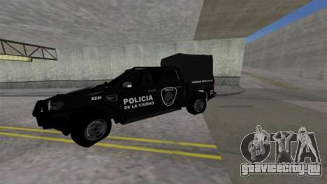 Ford Ranger Fuerzas Espaciales Policia Argentina для GTA San Andreas
