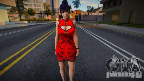 DOA Nyotengu - Mandarin Chinese Dress для GTA San Andreas