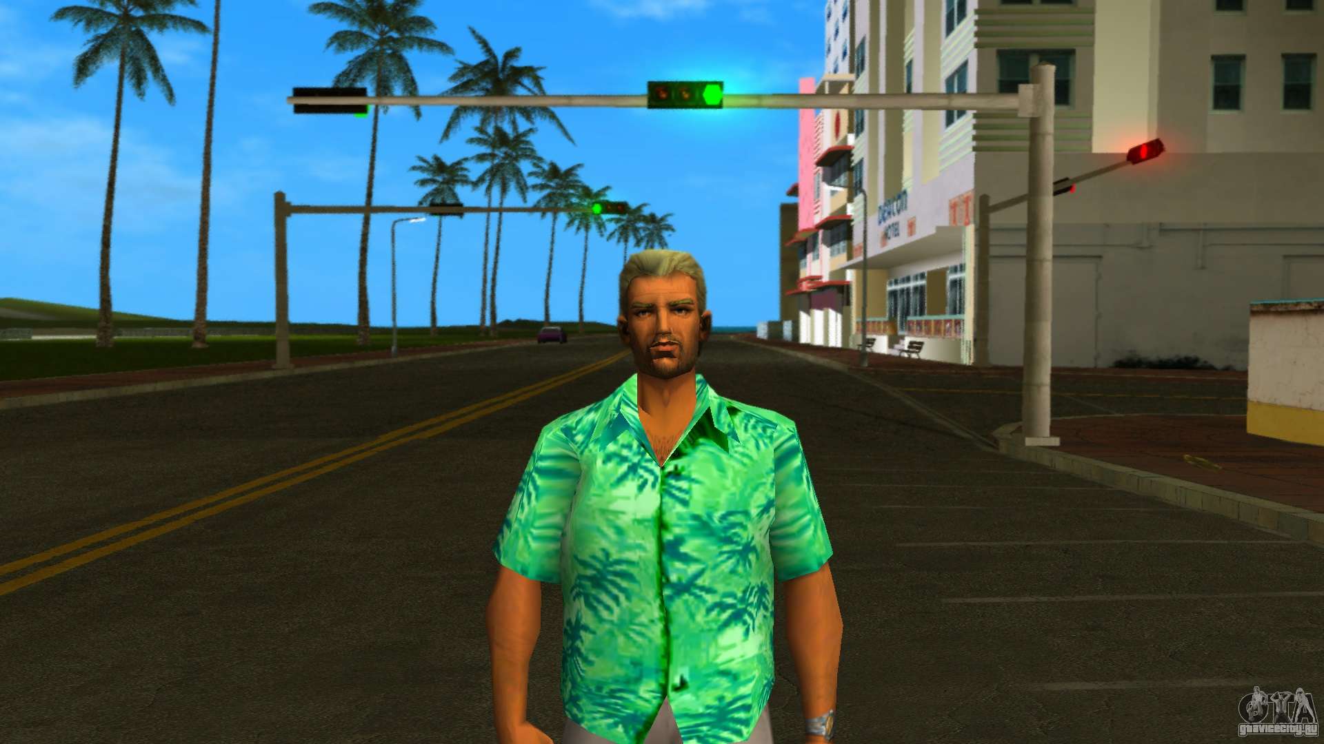 Неплохой скин - Ocean Beach Patrol Skin для GTA Vice City. 
