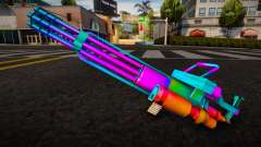 Minigun Multicolor для GTA San Andreas