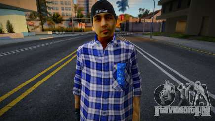 Гангстер в клетчатой рубашке для GTA San Andreas