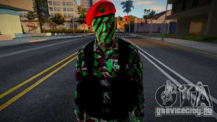 Индонезийский солдат V2 для GTA San Andreas
