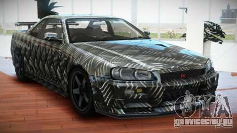 Nissan Skyline R34 GT-R V-Spec S9 для GTA 4