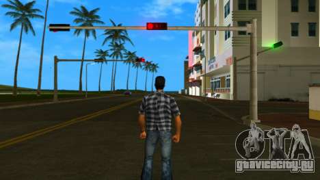 Томми в клетчатой рубашке для GTA Vice City