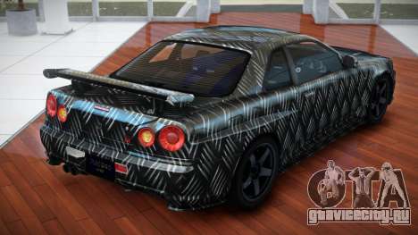 Nissan Skyline R34 GT-R V-Spec S9 для GTA 4