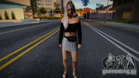 Девушка в обычной одежде v26 для GTA San Andreas