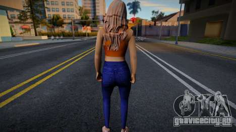Девушка в обычной одежде v7 для GTA San Andreas