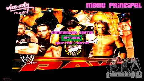 WWE Raw Backgrounds для GTA Vice City