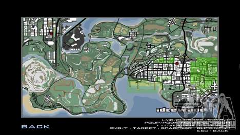 Улучшенная и перерисованная карта для GTA San Andreas