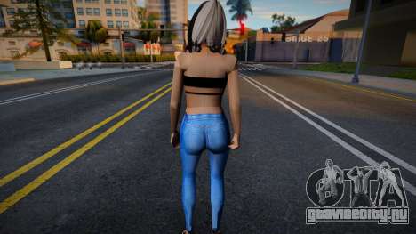 Девушка в обычной одежде v10 для GTA San Andreas