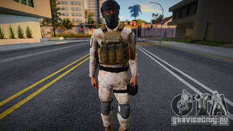 Мексиканский солдат из AIC GMM для GTA San Andreas
